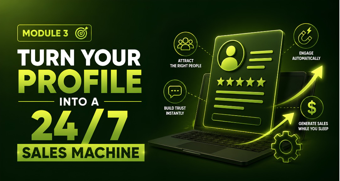 Module 3 — Turn Your Profile Into a 24/7 Sales Machine
